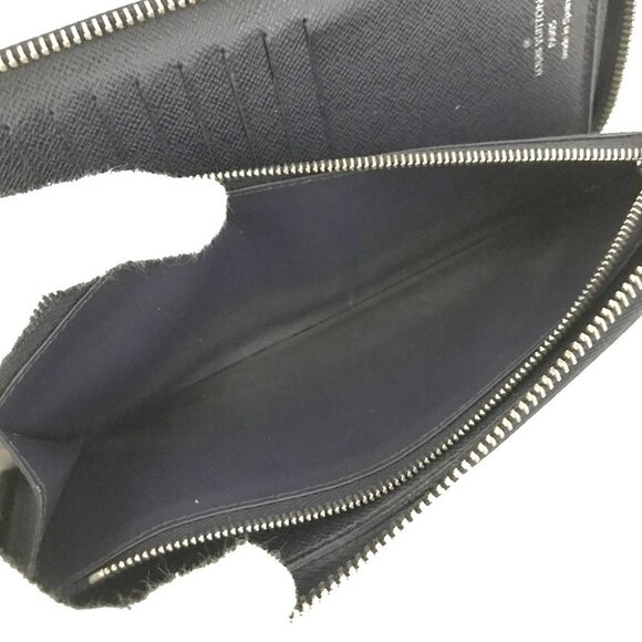 (L2) Authentic Louis Vuitton Wallet Long Black Epi Leather Luxury Vintage Design - Picture 7 of 9